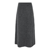 PIECES PIECES Damen Rock PCPIKO Restudsalg Dark grey melange