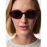 PIECES PIECES Damen Sonnenbrille PCSANNA Sunglasses Brown Stone st2 turtle