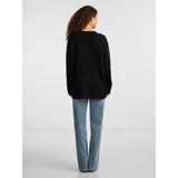 PIECES PIECES Damen Strick PCJULIANA Restudsalg Black