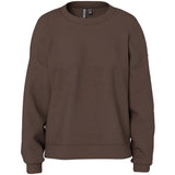 PIECES PIECES Damen Sweatshirt PCCHILLI Sweatshirt Hot Fudge