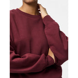 PIECES PIECES Damen Sweatshirt PCCHILLI Sweatshirt Tawny Port