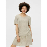 PIECES PIECES Damen Top PCNYA Restudsalg Shadow