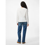 PIECES PIECES Damen Top PCSADIE Blouse Cloud Dancer