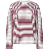 PIECES PIECES Damen Top PCSADIE Blouse Cloud Dancer TAWNY PORT