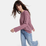 PIECES PIECES Damen Top PCSADIE Blouse Roseate Spoonbill TAWNY PORT