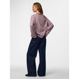 PIECES PIECES Damen Top PCSADIE Blouse Tawny Port 3 ROSEATE SPOONBILL