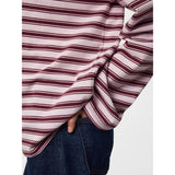 PIECES PIECES Damen Top PCSADIE Blouse Tawny Port 3 ROSEATE SPOONBILL