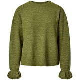 PIECES PIECES Damen strick PCSALLY Knit Sphagnum MELANGE