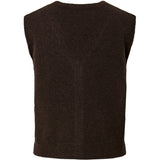 PIECES PIECES Damen weste PCSALLY Vest Hot Fudge Melange