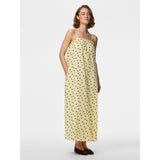 PIECES PIECES Damen kleid PCPARKER Dress French Vanilla Brown polka dots