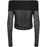 PIECES PIECES X DITTE ESTRUP X CILLE FJORD PCGAYA OFF-SHOULDER TOP Restudsalg Black