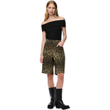 PIECES PIECES dame shorts PCASTA Restudsalg Black LEO DENIM