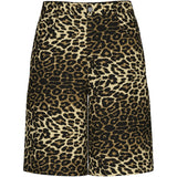 PIECES PIECES dame shorts PCASTA Restudsalg Black LEO DENIM