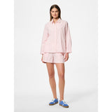 PIECES PIECES dame skjorte PCSULLE Restudsalg Cloud Dancer Stripes Pink Lemonade