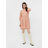 PIECES Pieces Damen Kleid PCGILBERTA Restudsalg Coral