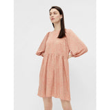 PIECES Pieces Damen Kleid PCGILBERTA Restudsalg Coral