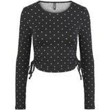 PIECES Pieces dame bluse PCNALA Restudsalg Black Dot