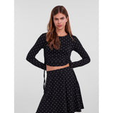 PIECES Pieces dame bluse PCNALA Restudsalg Black Dot