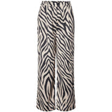 PIECES Pieces dame bukser PCZEBRANE Restudsalg Nomad Black Zebra