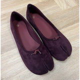 SHOES Pilea Dame Ballerina Schuhe HM12-6 Ballerinas Dark red