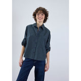 Sisters Point SISTERS POINT Dame Shirt IRINE Shirt Navy Check