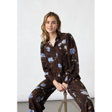 Sisters Point SISTERS POINT Damen Hemd VIADA Shirt Brown/Blue Flower