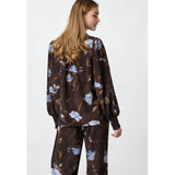 Sisters Point SISTERS POINT Damen Hemd VIADA Shirt Brown/Blue Flower