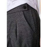 Sisters Point SISTERS POINT Damen Hosen VIKSA Pant Grey Check