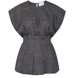 Sisters Point SISTERS POINT Damen Top VIKSA Top Grey Check