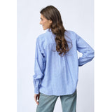 Sisters Point SISTERS POINT Damenbluse IBISA Shirt Blue Stripe Beach