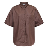Sisters Point SISTERS POINT dänisches Hemd ELLA Shirt Brown