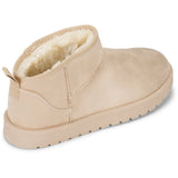 SHOES Sally Damen Teddy Winterstiefel 6353 Teddy boots Beige