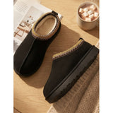 SHOES Savina Damen Bären Stiefel BO-189 Shoes Black