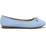 SHOES Tanja Damen Ballerina Schuhe W2300 Shoes Celeste
