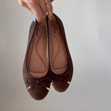 SHOES Tanja Damen Ballerina Schuhe W2300 Shoes Marrone