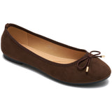 SHOES Tanja Damen Ballerina Schuhe W2300 Shoes Marrone
