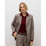 Vero Moda VERO MODA DAMEN BLAZER AWSIMMA Blazer Beaver Fur Black and Root Beer