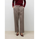 Vero Moda VERO MODA DAMEN HOSEN AWSIMMA Pant Beaver Fur Black and Root Beer