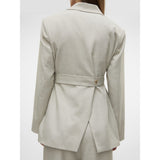Vero Moda VERO MODA Damen Blazer VMOMARI Restudsalg Light Grey Melange