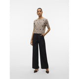 Vero Moda VERO MODA Damen Cardigan VMDoffy Cardigan Moon Rock W BLACK HEARTS