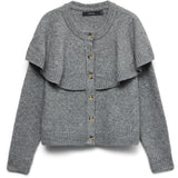 Vero Moda VERO MODA Damen Cardigan VMLILLI Cardigan Medium grey melange