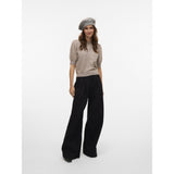 Vero Moda VERO MODA Damen Pullover VMDoffy Knit Moon Rock MELANGE