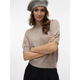 Vero Moda VERO MODA Damen Pullover VMDoffy Knit Moon Rock MELANGE