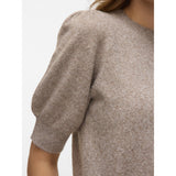 Vero Moda VERO MODA Damen Pullover VMDoffy Knit Moon Rock MELANGE
