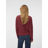 Vero Moda VERO MODA Damen Pullover VMNOVAH Pullover Windsor Wine MELANGE