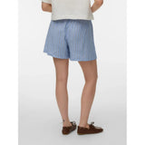 Vero Moda VERO MODA Damen Shorts VMLINN Shorts Cornflower Blue LIVA Navy Blazer