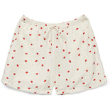 Vero Moda VERO MODA Damen Shorts VMODETTE Shorts Snow White Strawberry w. dots