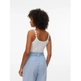 Vero Moda VERO MODA Damen Top VMFLORA Top Snow white