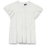 Vero Moda VERO MODA Damen Top VMISOLDE Blouse Snow white