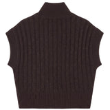 Vero Moda VERO MODA Damen Weste VMBANG Vest Chocolate Torte Melange